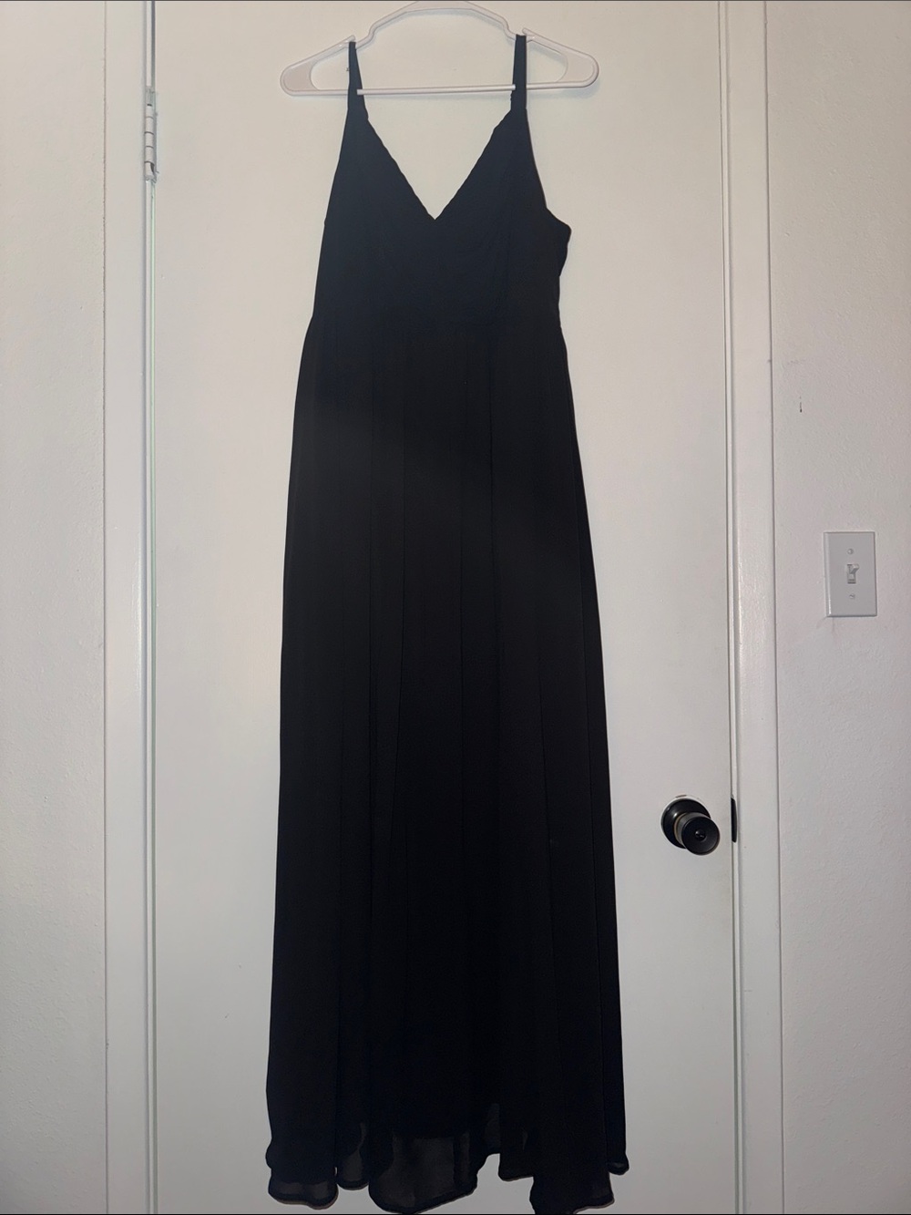 torrid Black V-Neck Spaghetti-Strap Maxi Dress